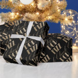 Gatsby party Guld och Black Pop Fizz Clink Presentpapper<br><div class="desc">Faux Gold foil Pop Fizz Clink party levererar till Underbar Gatsby stil New Year Kväll party,  Art deco bröllopsfest,  1920-talet,  Temed möhippa party förser oss med.</div>