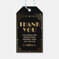 Gatsby Roaring 20:s Art Deco Tack Favor