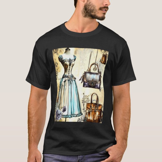 Gatsby Roaring Twenties modetrend T Shirt (Framsida)