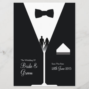 Gatsby Stil - Art Deco-bröllopsinbjudan Spara Datumet