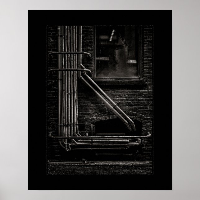 Gatstensrör Nr 2 med kant Poster (Framsidan)