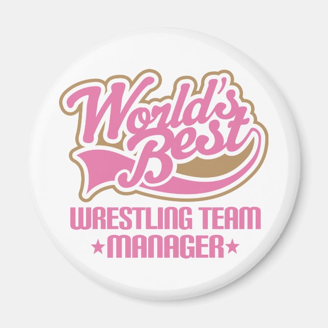 Gått för Cute Wrestling Team Manager Magnet (Framsidan)