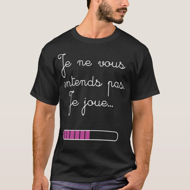 Gått för kvinnliga videospel t shirt (Framsida)