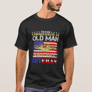 Gått för morfar Vem Kärlek armé T-Shirt FAR