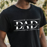 Gått för Namn för bästa Pappa någonsin med minimal T Shirt<br><div class="desc">Ge är en minnesvärd gåva till pappa med vår minimala och moderna PAPPA brev, bästa pappa någonsin svart t-shirt. PAPPA brev är uppdelat i hälften med namn eller namn som tillhör barnens familj och som är placerade i centrum. Gör en underbar gåva till Fars dag, födelsedagar, årsdagar, pension och så...</div>