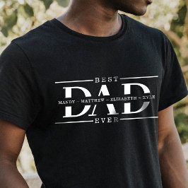 Gått för Namn för bästa Pappa någonsin med minimal T Shirt