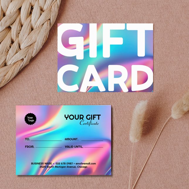 Gått kort för holografiskt astetiskt certifikat (Holographic Aesthetician Certificate Gift Card)