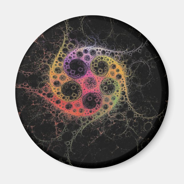 Gått med vid Center Round Magnet (Framsidan)