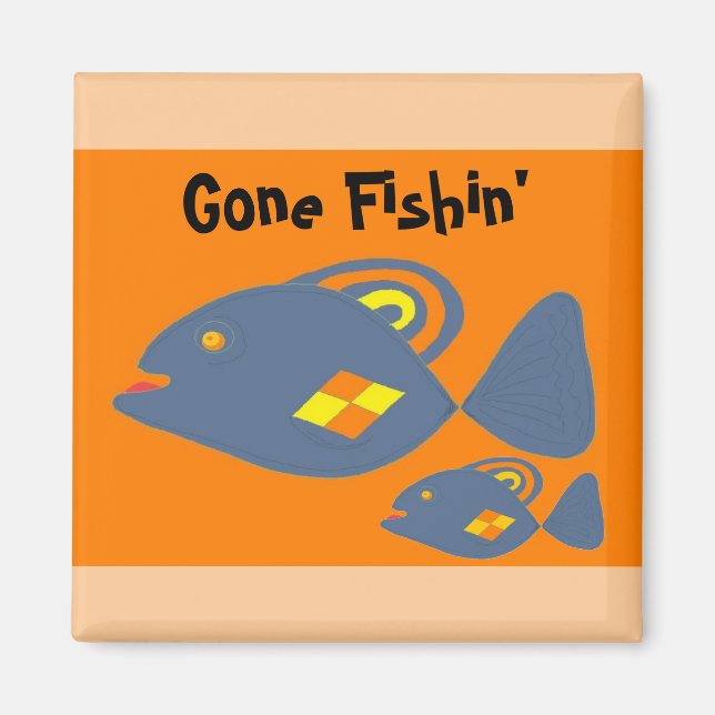 Gått på fiske magnet (Framsidan)