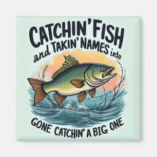 Gått på fisketur magnet