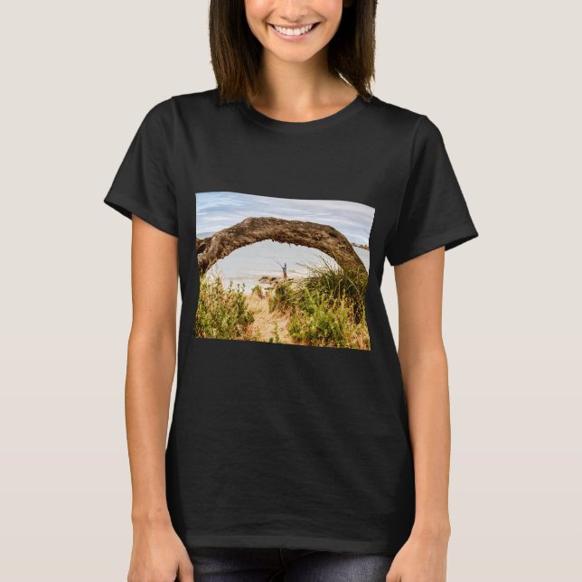 Gått på fisketur t shirt (Framsida)