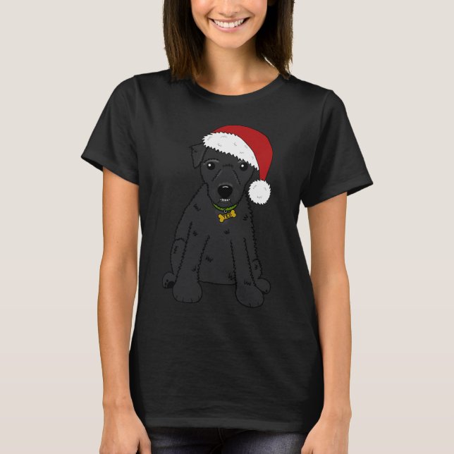 Gått på fisketur ted jul t shirt (Framsida)