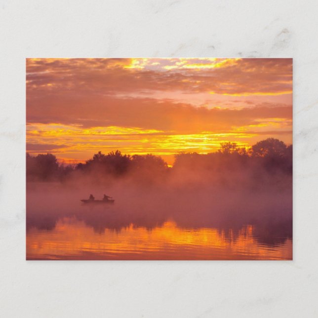 Gått på fisketur vykort (Framsida)