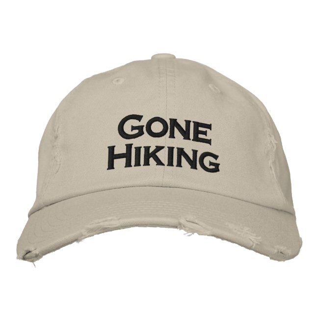 Gått på vandring cool hatt broderad keps (Framsida)