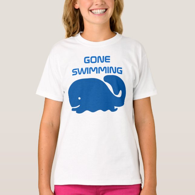 Gått simmande tee shirt (Framsida)