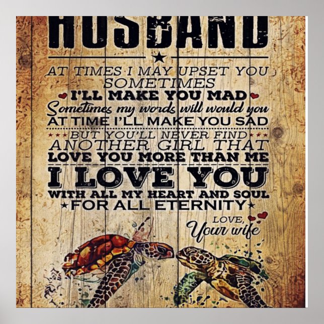 Gått till Make, Kärlek citerar Brev Poster (Framsidan)