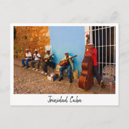 Gatuband i Trinidad, Cuba vykort