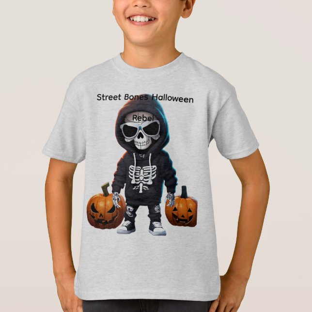 Gatubens: Halloween-upproristen T Shirt (Framsida)