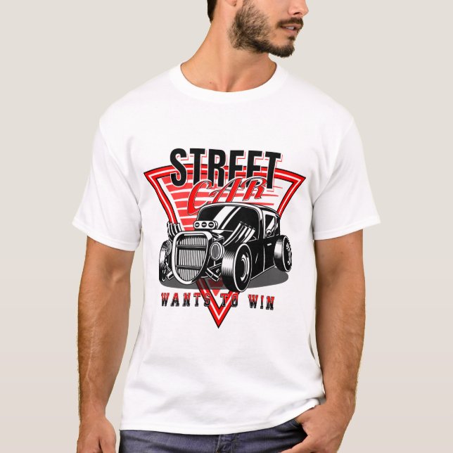 Gatubilen vill vinna t shirt (Framsida)