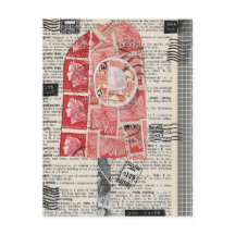 "Gatubox" - exklusivt Designat vykort