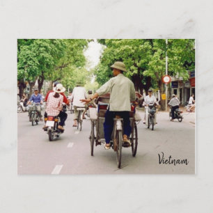gatucyklar i Vietnam Vykort