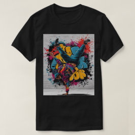 Gatudans Breakdance Graffiti T Shirt