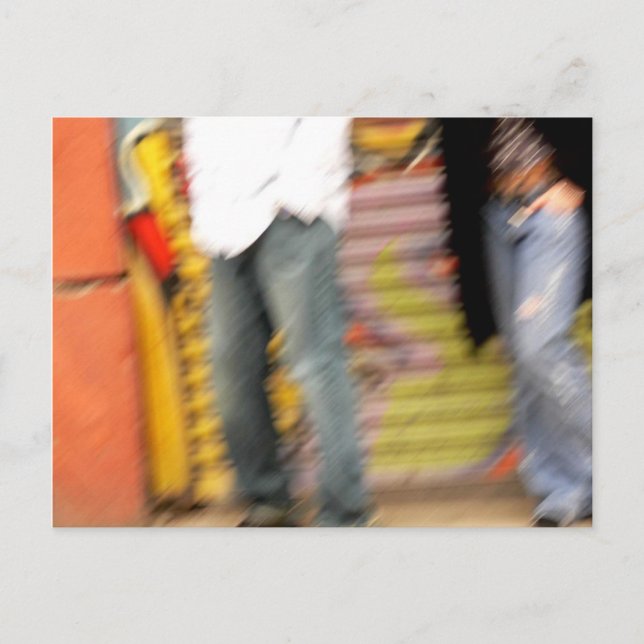 gatufärg vykort (Framsida)