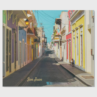 Gatufotografering med kullersten i Gamla San Juan Presentpapper