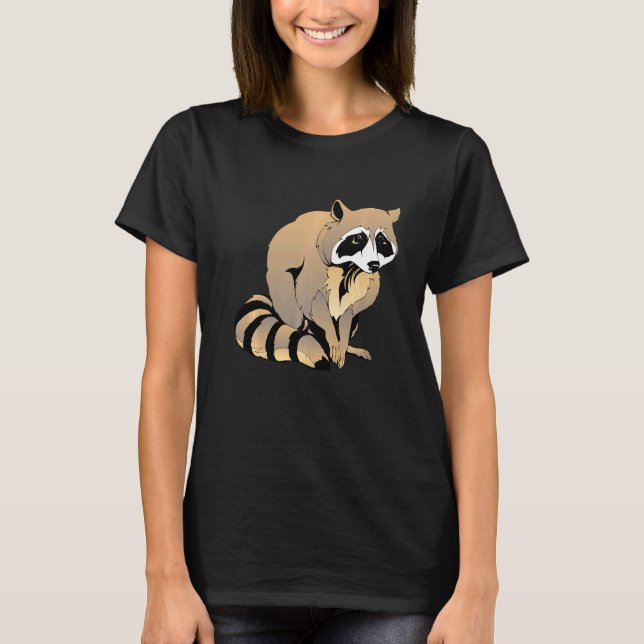 Gatuhundtvättbjörn   9 t shirt (Framsida)