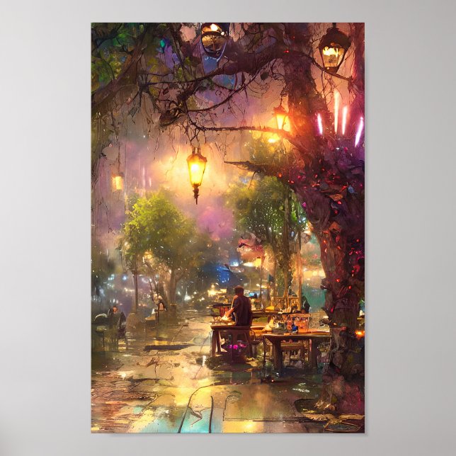 Gatukafé Poster (Framsidan)