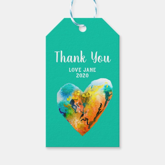 Gatukonst av graffiti-hjärtans vattenfärg presentetikett (Framsidan)