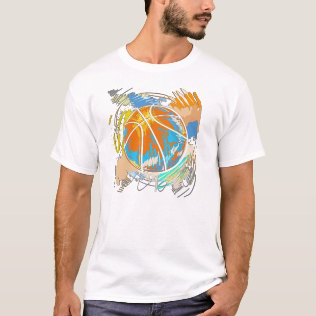 Gatukonst Basket T Shirt (Framsida)
