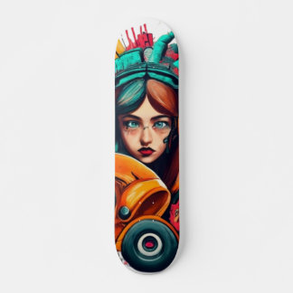 gatukonst mini skateboard bräda 18,5 cm