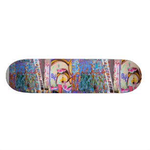 Gatukonstbräda Skateboard Bräda 21,5 Cm
