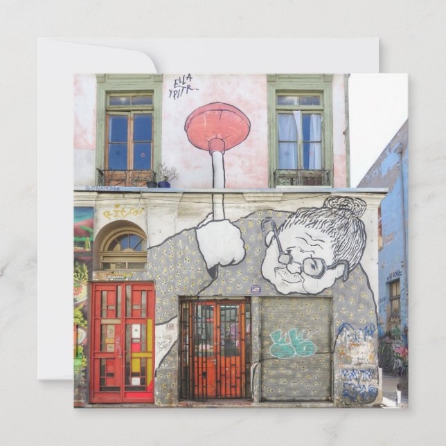 Gatukonturens hälsningskort julkort (Framsida)