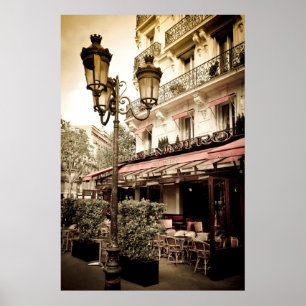 Gatukrog, Paris, Frankrike Poster