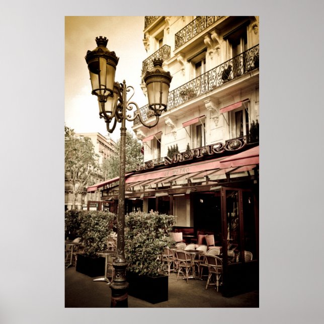 Gatukrog, Paris, Frankrike Poster (Framsidan)