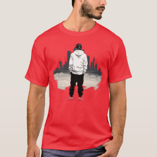 Gatukultur Elegans cool Kulturell Rap Kläder T Shirt