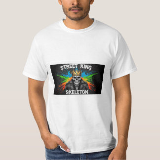 Gatukung Skelett Kron Graffiti Urban Kalle T Shirt