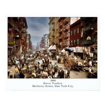 Gatuleverantörer på Mulberry St. New York City 190