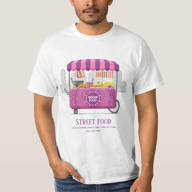 Gatumat | Livsmedelsfestival Tee Shirt (Framsida)