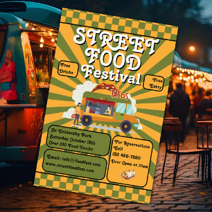Gatumatfestival - säljfrämjande åtgärder flygblad