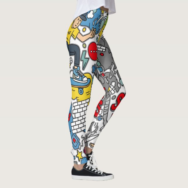 Gatumiljö Leggings (Höger)