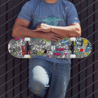 Gatumiljö Mini Skateboard Bräda 18,5 Cm