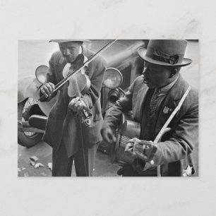 Gatumusikanter i västra Memphis, 1935 Vykort