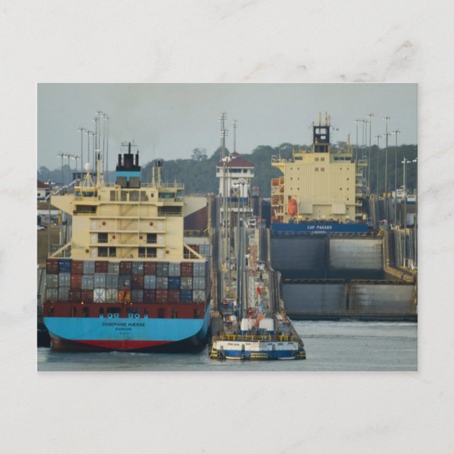 Gatun Locks 1 Vykort (Framsida)