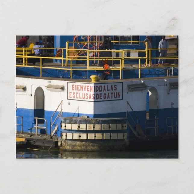 Gatun Locks 3 Vykort (Framsida)