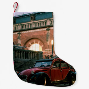 Gatunn vintage stil liten julstrumpa