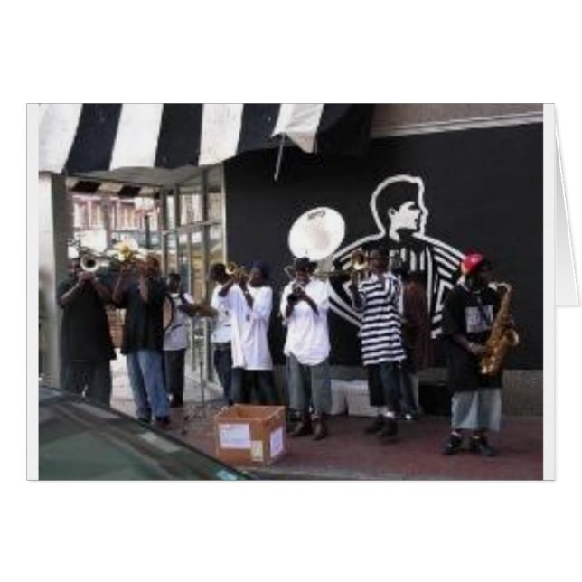 Gatuparker Hälsningskort (Framsidan Horizontal)