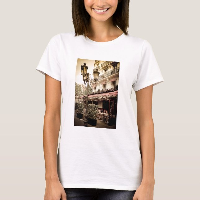 Gaturestaurang, Paris, Frankrike T Shirt (Framsida)